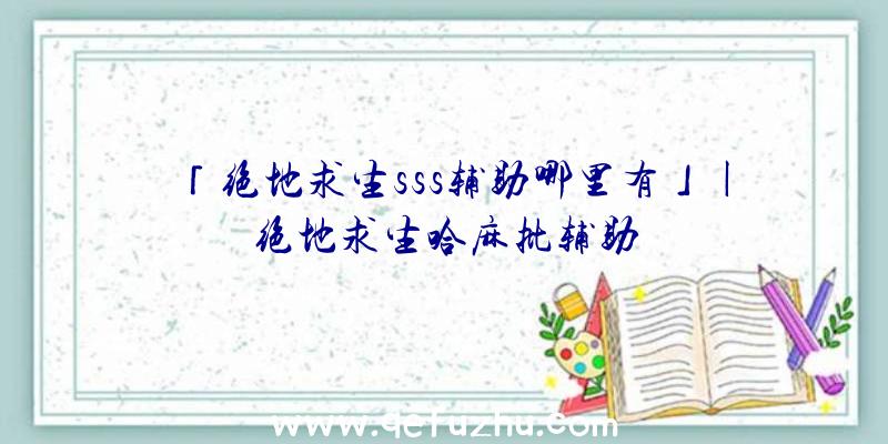 「绝地求生sss辅助哪里有」|绝地求生哈麻批辅助